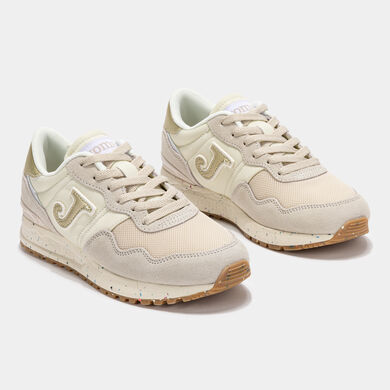Zapatillas casual C.367 Lady 25 mujer beige