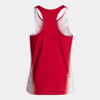 Tank top woman Elite XI red white