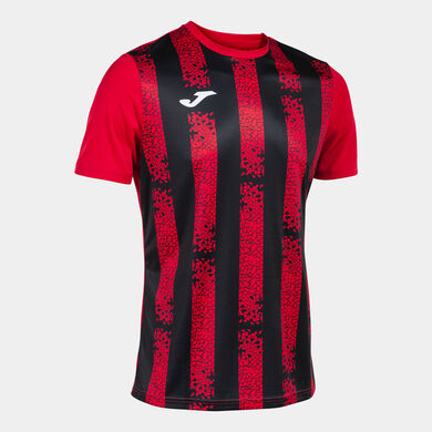Shirt short sleeve man Inter III red black