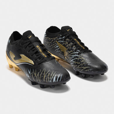 Botas fútbol Striker Men 25 terreno firme FG negro