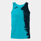 T-shirt de al&ccedil;a homem Picasho azul-turquesa fluorescente azul marinho escuro