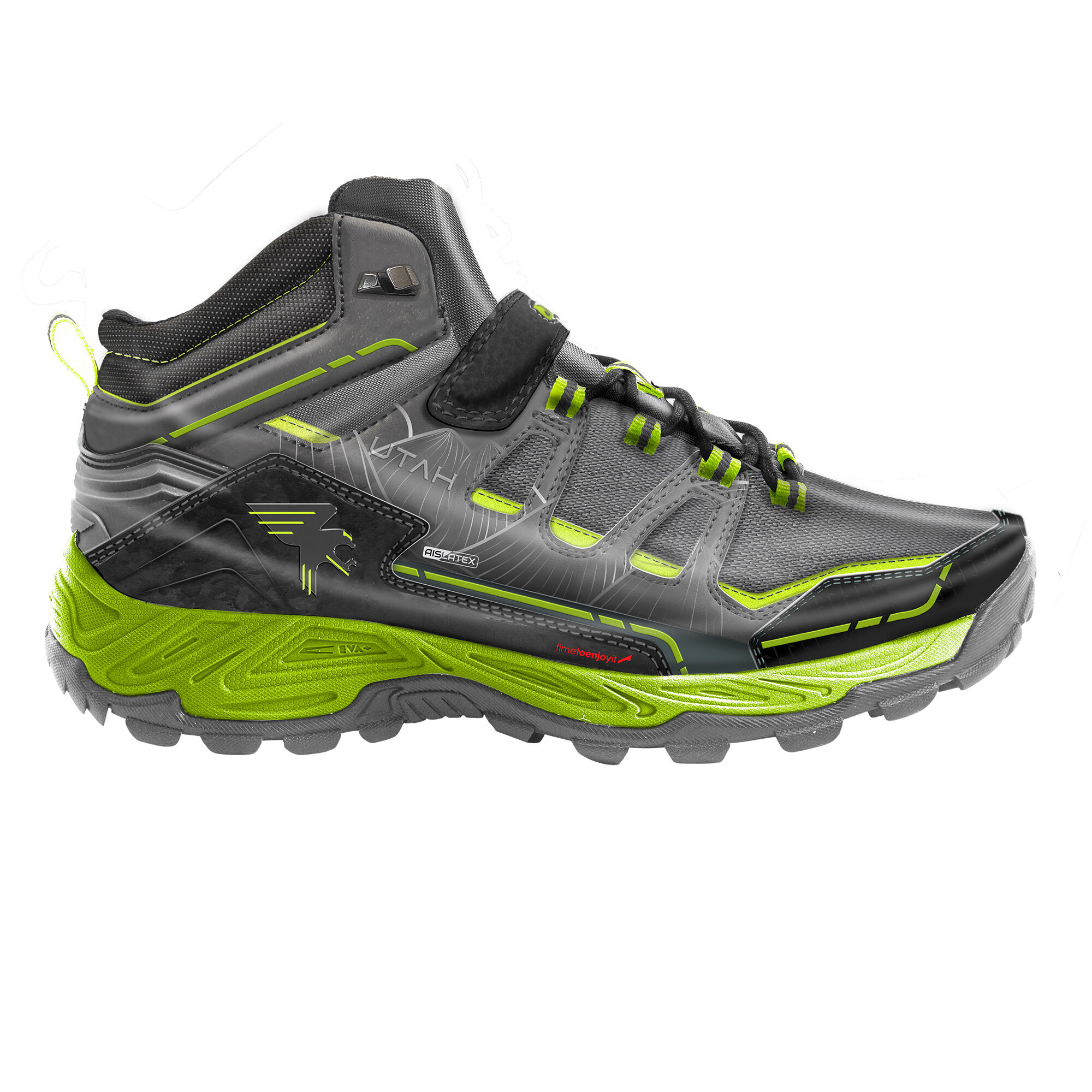 OUTDOORS BOOTS UTAH 22 JUNIOR GRAY LIME