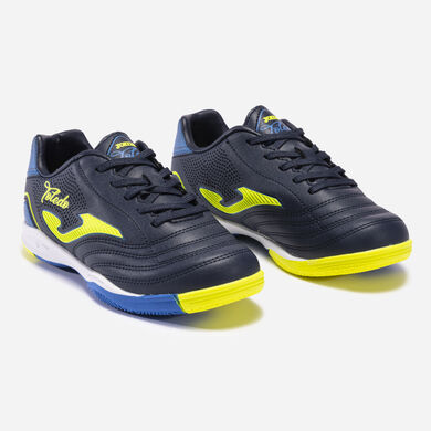 Pantofi sport fotbal în sală Toledo Jr 23 indoor junior bleumarin galben