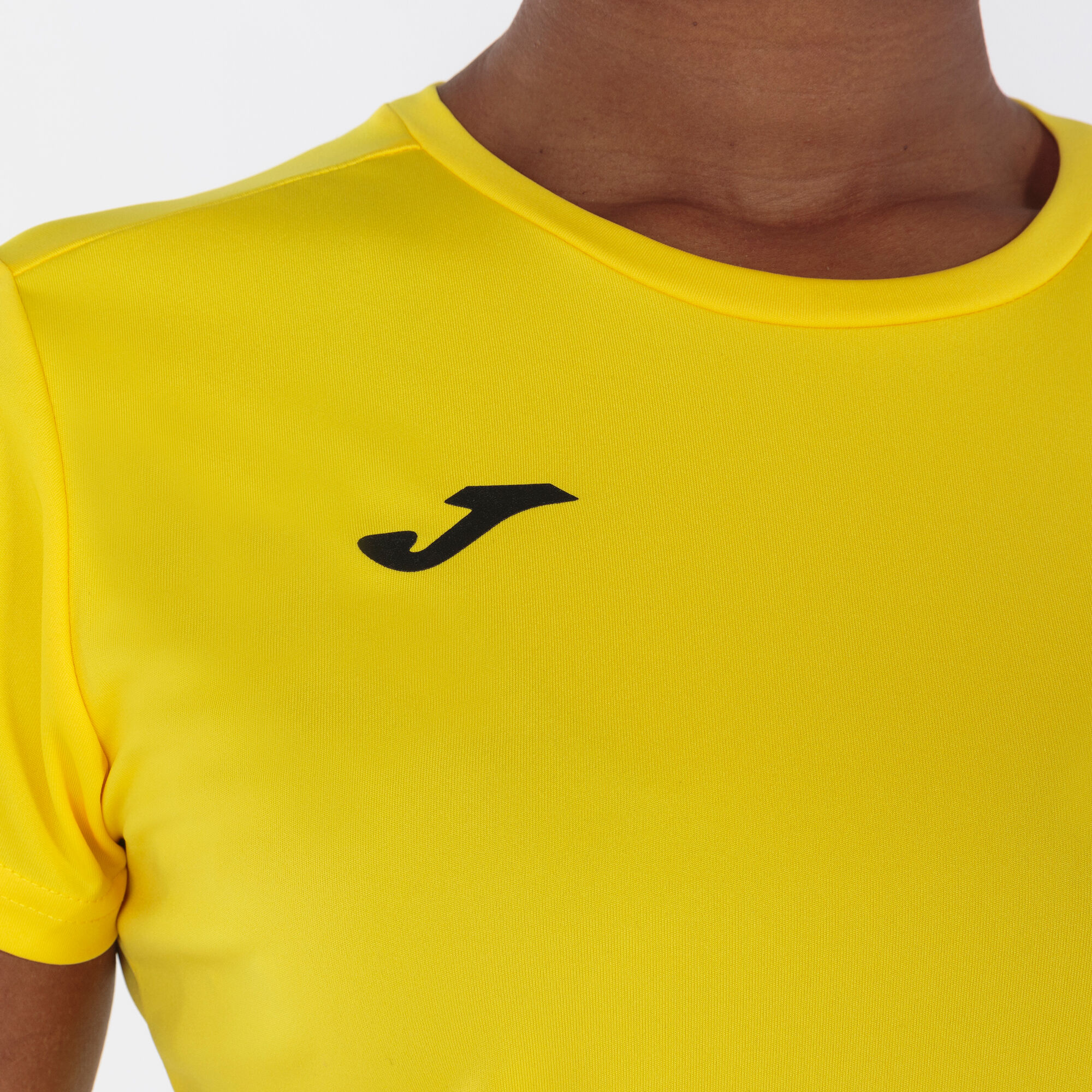 Camiseta manga corta mujer Combi amarillo