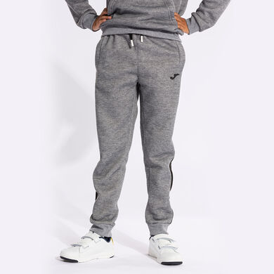 Pantalón largo niño Stripe gris melange negro
