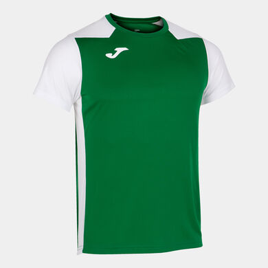 Camiseta manga corta hombre Record II verde blanco