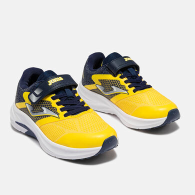 Sportschuhe laufen Speed Jr 26 junior neon-safrangelb