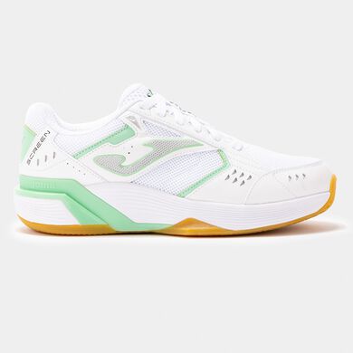 Zapatillas balonmano B.Screen Lady 25 mujer blanco verde