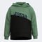 Sweatshirt mit kapuze junge Park schwarz khakifarben