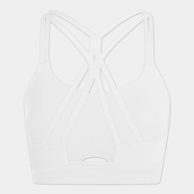 Biustonosz sportowy kobiety Core bialy