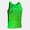 Tank top man Elite VIII black fluorescent green