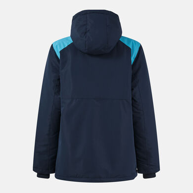 Anorak mulher Trivor II azul marinho escuro azul-turquesa fluorescente