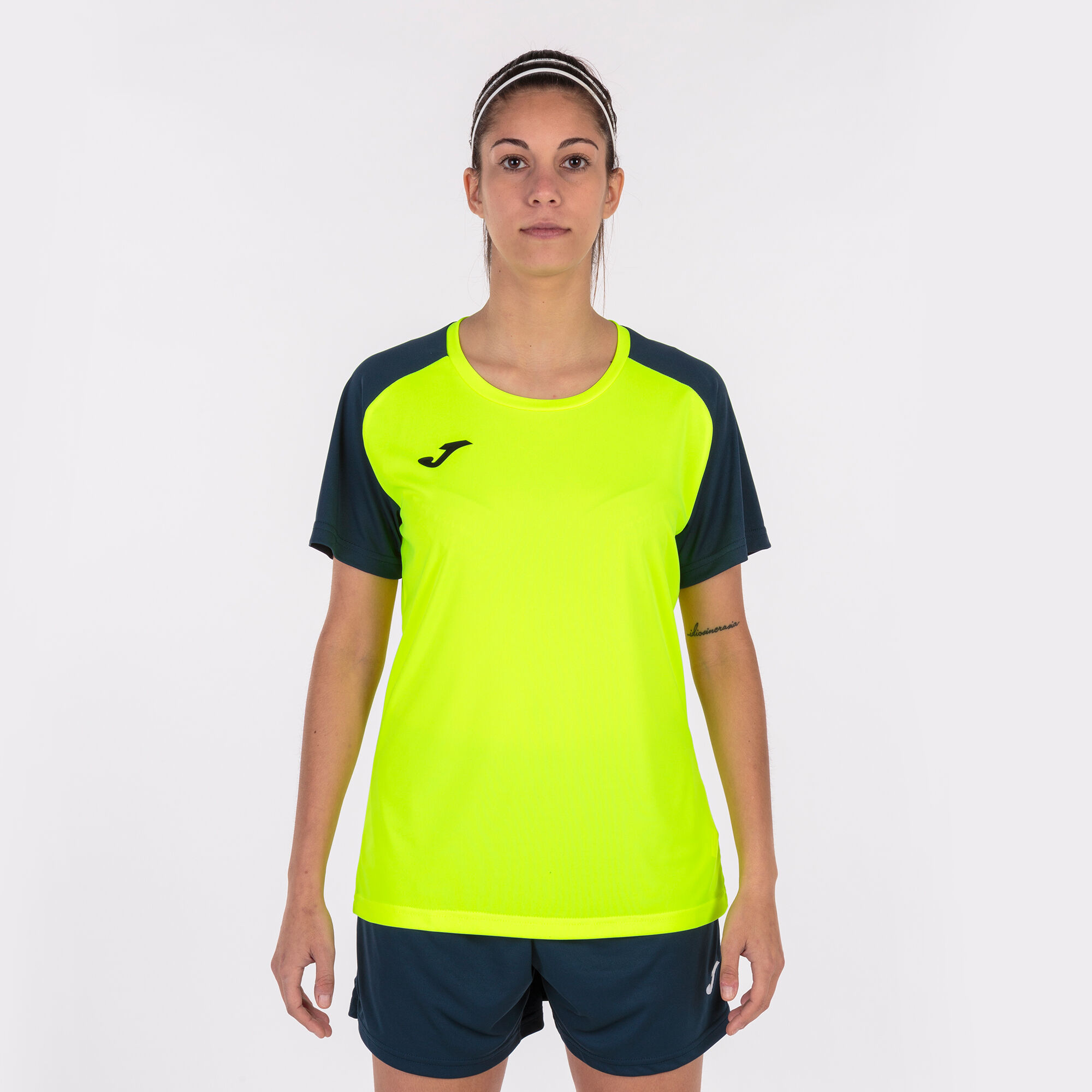 Camiseta amarillo fluor mujer clearance