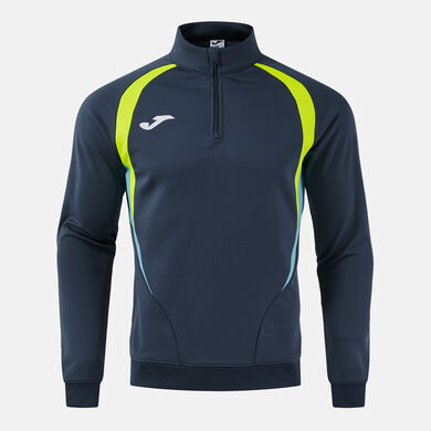 Sudadera hombre Championship 20 dark navy amarillo fl&uacute;or
