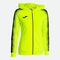 Casaco com capuz mulher Elite XI amarelo fluorescente preto