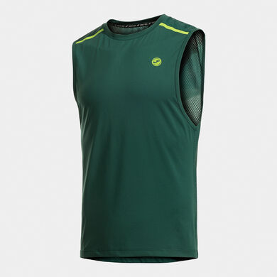 Sleeveless t-shirt man Indoor Gym green
