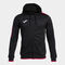 Hooded jacket man Olimpiada black red