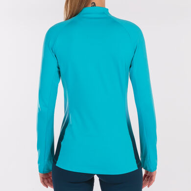 Sudadera mujer Elite VII turquesa flúor marino