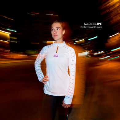 Sweatshirt woman R-City Helium white