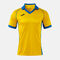 Polo manica corta uomo Vintage Eco Retro giallo blu royal