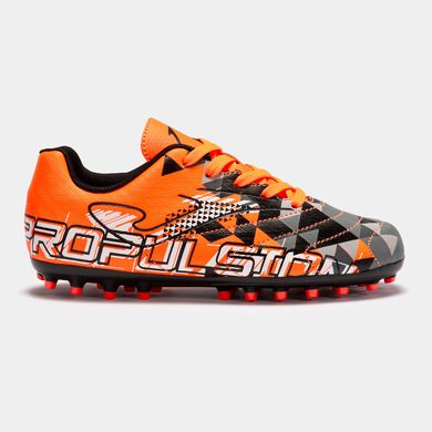 Ghete fotbal Propulsion Jr 23 gazon artificial AG junior portocaliu negru