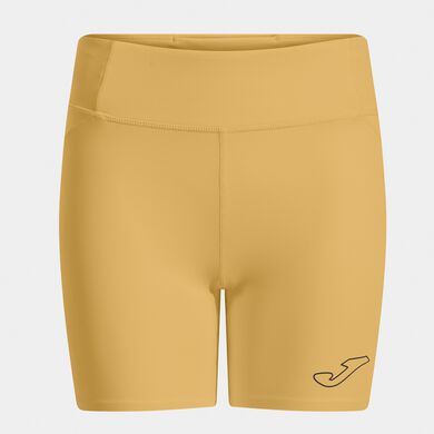 Short tights woman R-Night Power yellow