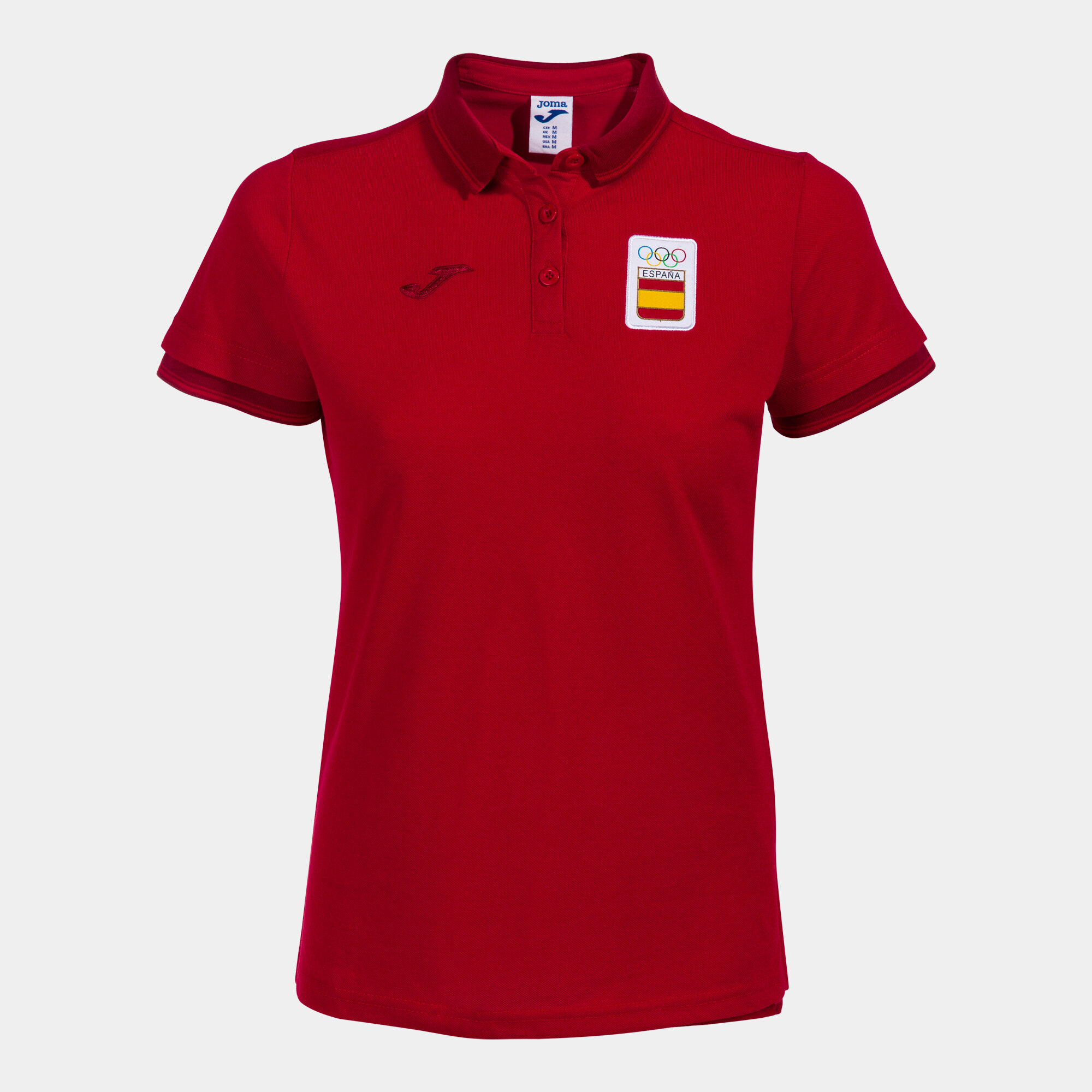 Polo shirt short-sleeve leisure Spanish Olympic Committee woman