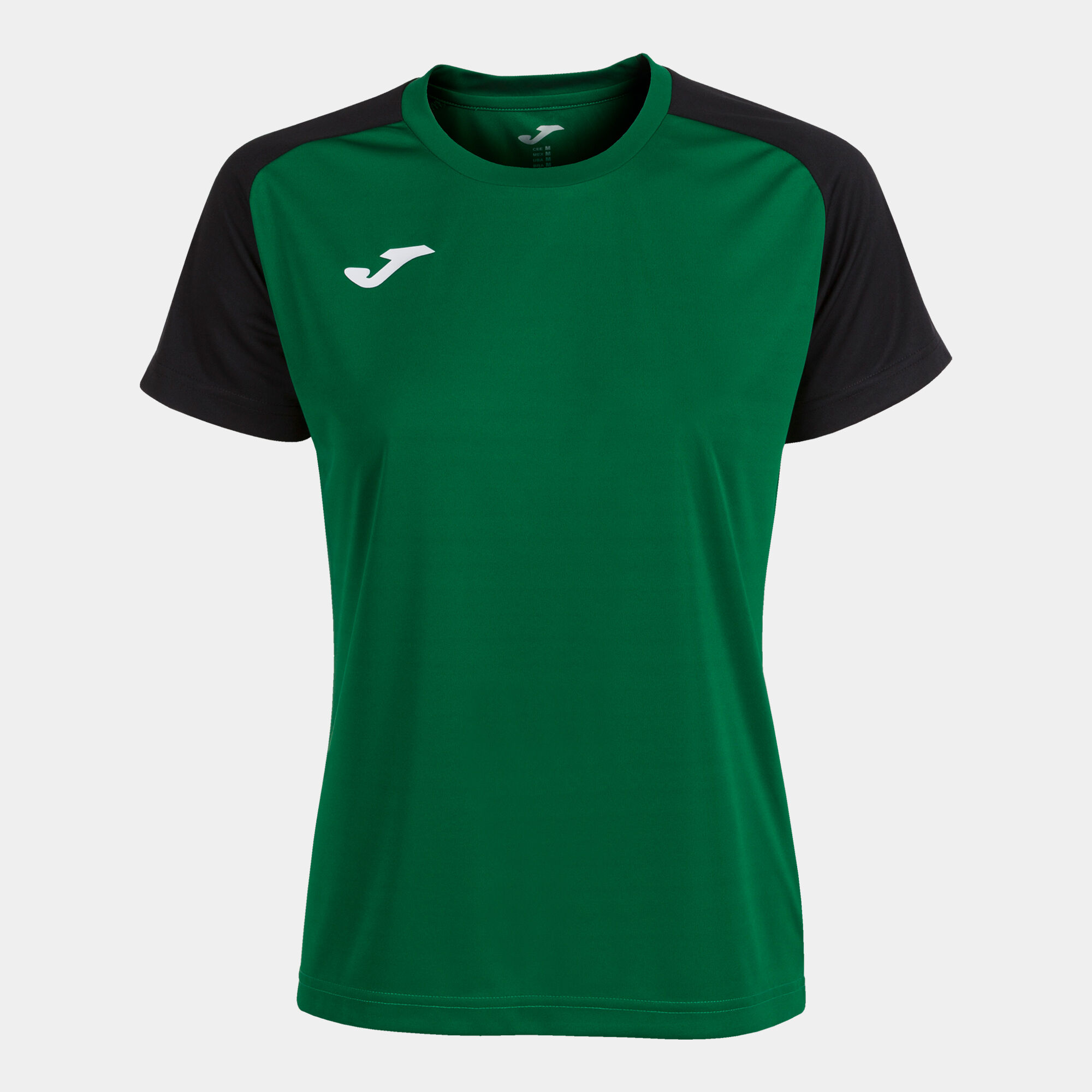 Koszulka z krótkim rękawem kobiety Academy IV zielony czarny