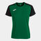 T-shirt manga curta mulher Academy IV verde preto