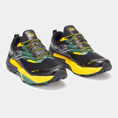Scarpe trail Sierra 25 uomo nero giallo