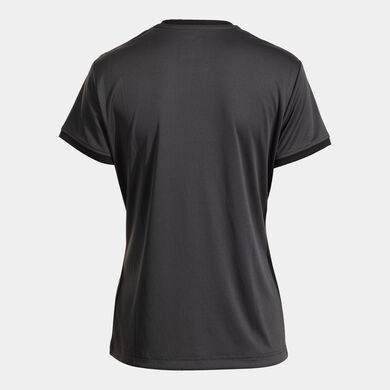 Camiseta manga corta mujer COMBI PREMIUM antracita negro