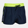 BAÑADOR BERMUDA HOMBRE CLASSIC MARINO AMARILLO FLÚOR