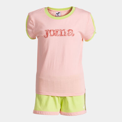 Set bambina Kids Camp rosa lime