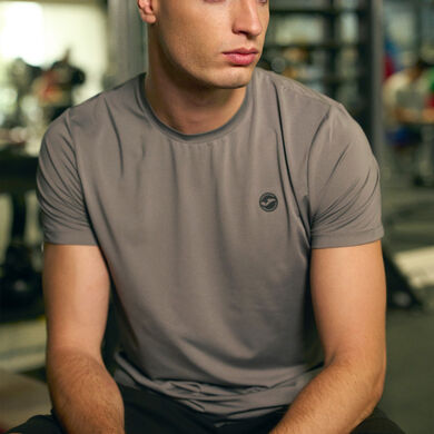 Shirt short sleeve man Core gray