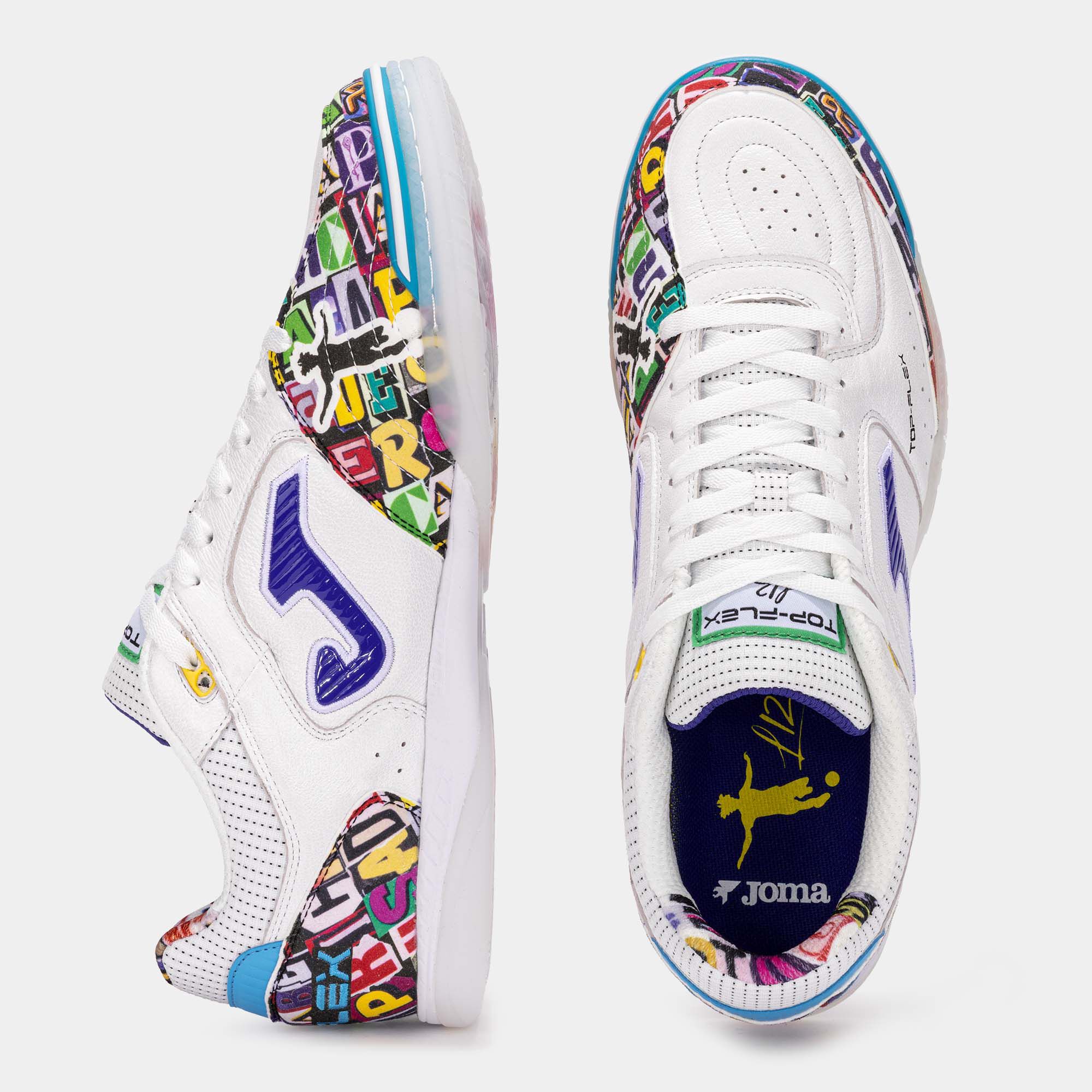 Futsal shoes Top Flex 25 Lucão indoor white | JOMA®
