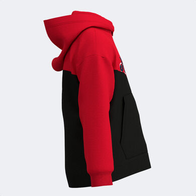 Sudadera con capucha niño Park marino rojo