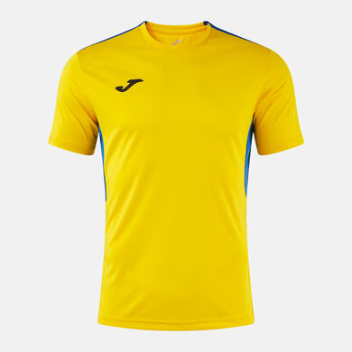 Maillot manches courtes homme Winner IV jaune bleu roi