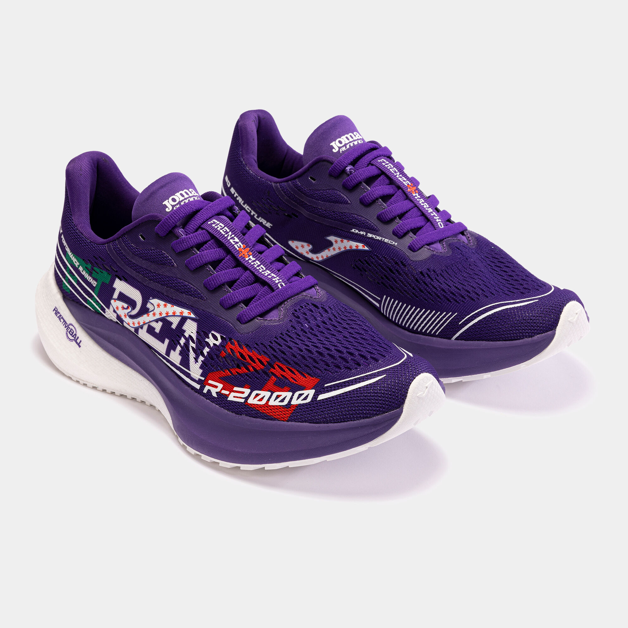 Chaussures running R.2000 23 Florence Marathon unisexe violet
