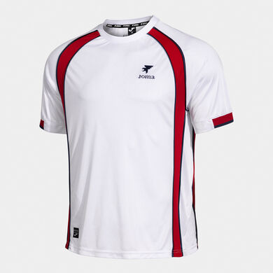 Kurzarmshirt mann Futbol Retro Mundial 2026 wei&szlig; rot