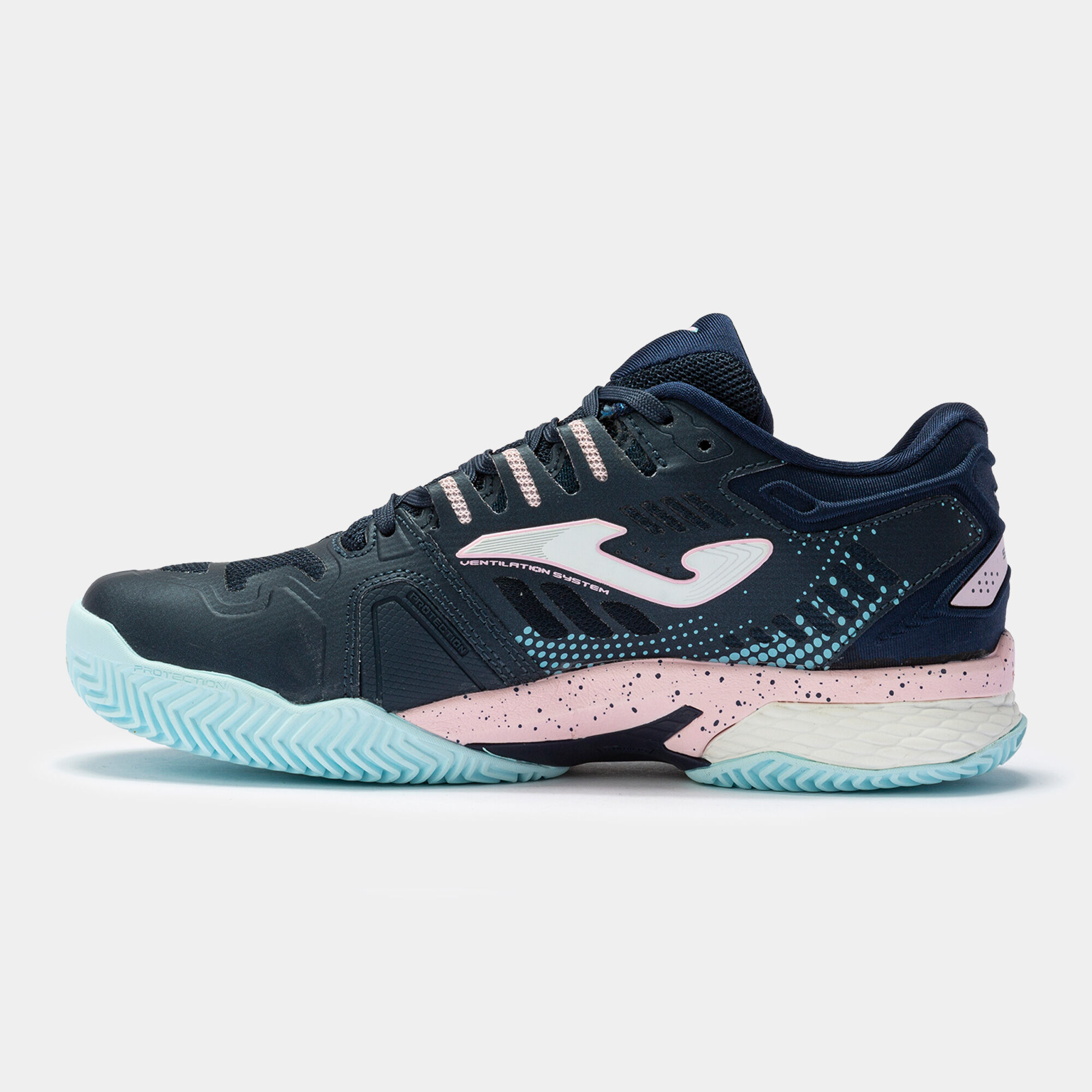 SHOES SLAM 22 CLAY WOMAN NAVY BLUE PINK