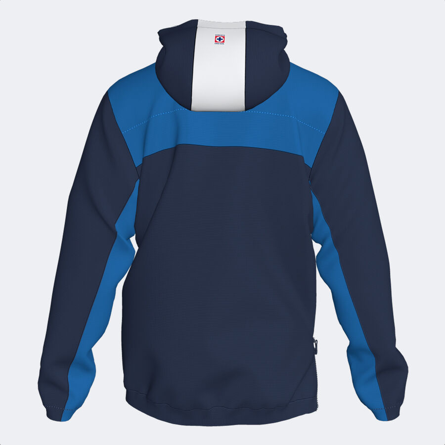 SUDADERA CON CAPUCHA CRUZ AZUL