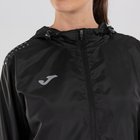 Cortavientos mujer Raco negro antracita