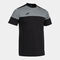 Shirt short sleeve man Crew V black gray