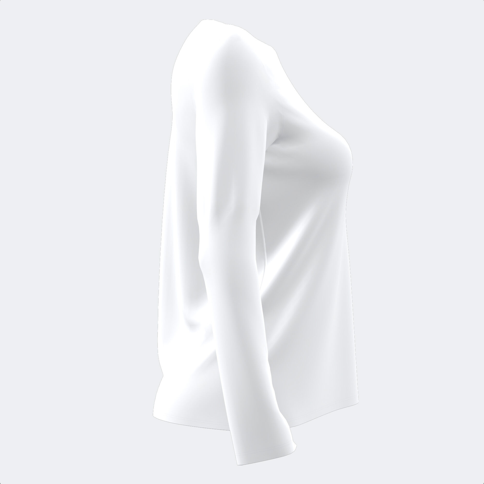 T-shirt manga comprida mulher Daphne branco