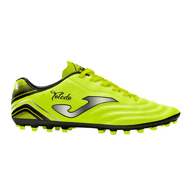 Ghete fotbal Toledo Jr 23 gazon artificial AG junior galben fosforescent negru