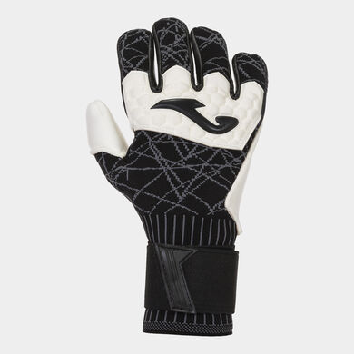 Football goalkeeper gloves Area 360 black dark gray