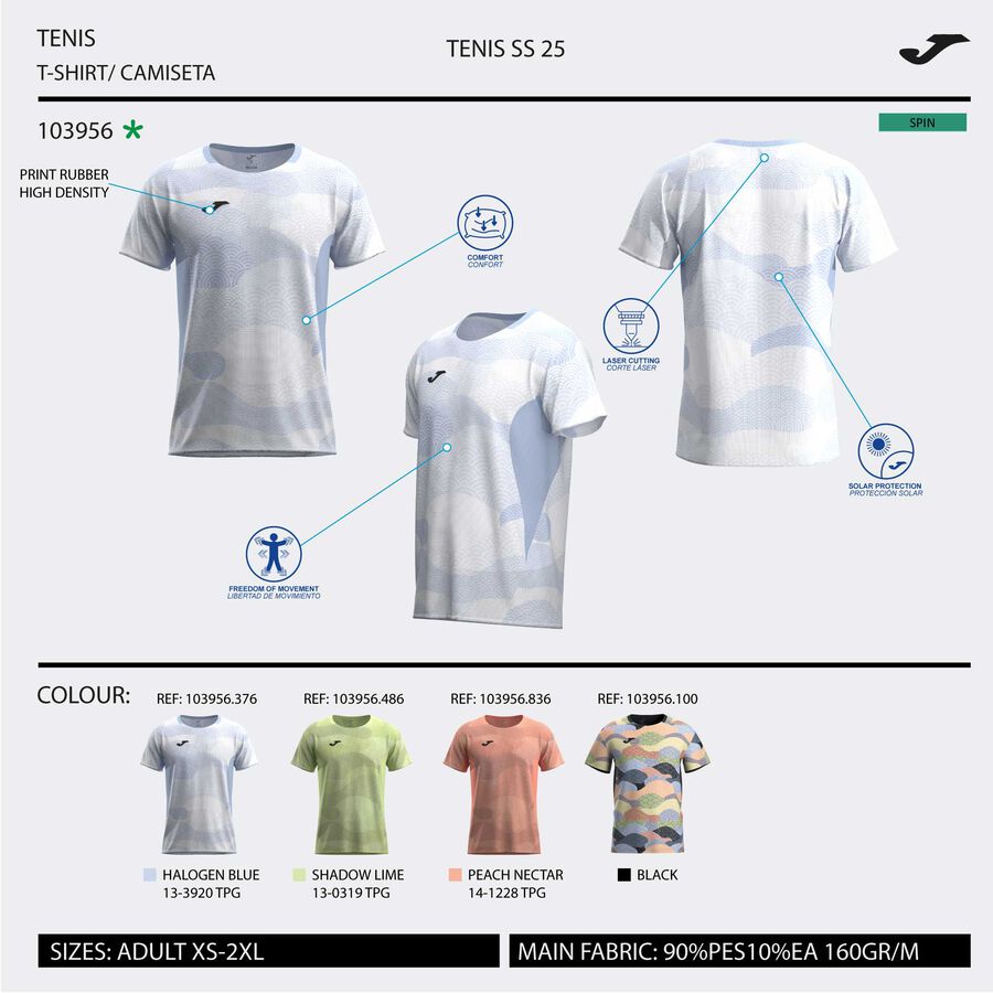 CAMISETA MANGA CORTA CHALLENGE