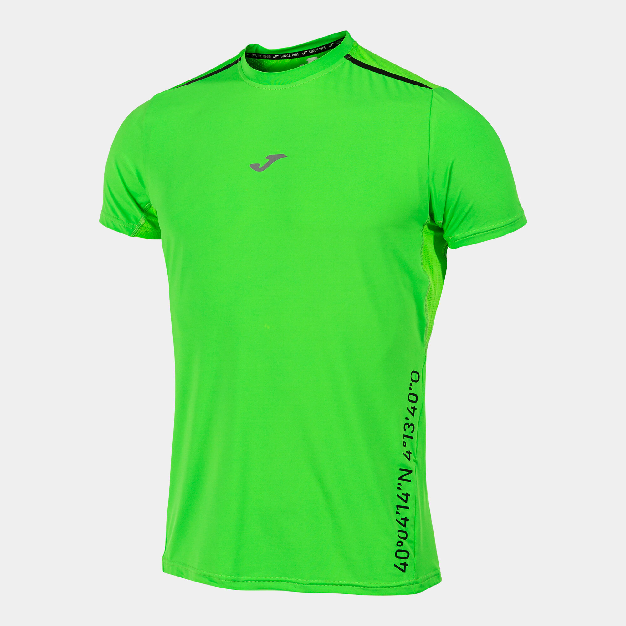 MAILLOT MANCHES COURTES HOMME R-CITY VERT FLUO