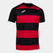 Camiseta manga corta hombre Prorugby II negro rojo