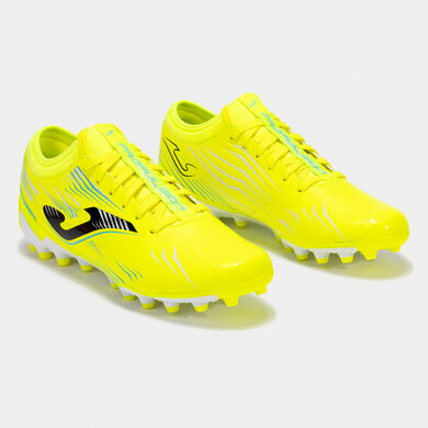 Fußballschuhe Propulsion 25 kunstrasen (AG) neongelb